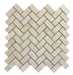 Imperial Navona Herringbone Mosaic 305x305mm