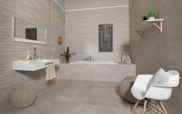 Future Stone Bone Overlap Decor Ceramic Wall Tile 300x900mm