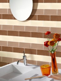 Flow Chocolate Wall Tile 75x300mm