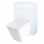 Indo Back to Wall Pan, Slim Soft Close Seat, Appeal White WC Unit and Concealed Cistern