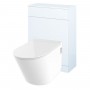 Surface Back to Wall Pan, Slim Soft Close Seat, Appeal White WC Unit and Concealed Cistern
