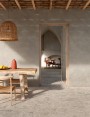 Stone Effect Ivory/Cream/Beige Large Format Over 600x600 Porcelain for Floor/Wall; Finish - Natural