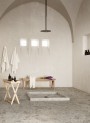 Stone Effect Ivory/Cream/Beige Large Format Over 600x600 Porcelain for Floor/Wall; Finish - Natural