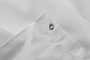 White Striped Shower Curtain 2400mm Wide X 1800mm Drop