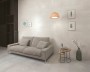 Cement effect White Medium Format 260x410 - 595x595 Ceramic for Wall; Finish - Matt