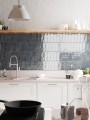 Carnival Marine Blue Porcelain Floor and Wall Tile 200x65mm