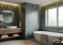 Gleeze Turchese Blue Eye Decor Porcelain Floor and Wall Tile 75x200mm