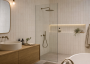 Gleeze Bianco White Porcelain Floor and Wall Tile 75x200mm