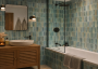 Gleeze Turchese Blue Porcelain Floor and Wall Tile 75x200mm
