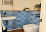 Small Format Blue/Purple Smaller Format Under 150x150 Ceramic for Wall; Finish - Gloss/Polished