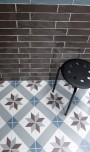 Patterned --and-- Statement White Small Format 150x150 - 250x400 Porcelain for Wall/Floor; Finish - Matt