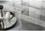 Cement effect Black/Dark Grey Large Format Over 600x600 Porcelain for Wall/Floor; Finish - Gloss/Polished
