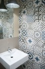Truro Blue Mix Porcelain Wall & Floor Tile 200x200mm