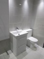 Stone effect White Medium Format 260x410 - 595x595 Porcelain for Wall/Floor; Finish - Gloss/Polished