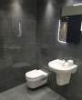 Stone effect Grey/Silver Medium Format 260x410 - 595x595 Porcelain for Wall/Floor; Finish - Gloss/Polished