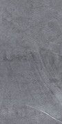 Stone effect Black/Dark Grey Large Format Over 600x600 Porcelain for Wall/Floor; Finish - Natural