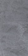 Stone effect Black/Dark Grey Large Format Over 600x600 Porcelain for Wall/Floor; Finish - Natural