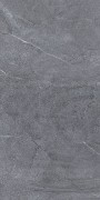 Stone effect Black/Dark Grey Large Format Over 600x600 Porcelain for Wall/Floor; Finish - Natural