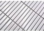Kit-Kat Gloss White Porcelain Stick Mosaic 282x308mm