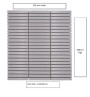 Finishing Touches White Small Format 150x150 - 250x400 Porcelain for Wall; Finish - Gloss/Polished