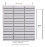 Finishing Touches White Small Format 150x150 - 250x400 Porcelain for Wall; Finish - Matt