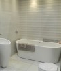 Stone effect White Medium Format 260x410 - 595x595 Ceramic for Wall; Finish - Matt