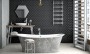 Scale Black Interlocking Gloss Wall Tile 106x120mm