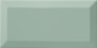 Metro Underground Bevel Pale Turquoise Ceramic Wall Tile 100x200mm