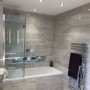 Grey/Silver Large Format Over 600x600 Porcelain for Wall/Floor; Finish - Gloss/Polished