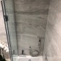 Grey/Silver Large Format Over 600x600 Porcelain for Wall/Floor; Finish - Gloss/Polished