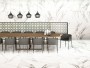 Marble Effect White Large Format Over 600x600 Porcelain for Wall/Floor; Finish - Gloss/Polished