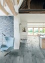 Cement effect Blue/Purple Large Format Over 600x600 Porcelain for Wall/Floor; Finish - Natural