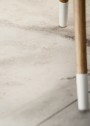 Cement effect White Large Format Over 600x600 Porcelain for Wall/Floor; Finish - Natural