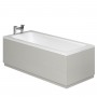 Cuban End Panel White Wood 700 x 450/565mm