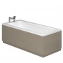 Cuban End Panel Light Grey Wood 750 x 450/565mm