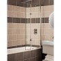 Enhance8 Right Hand Outward Folding Bath Screen 1500 x 900mm