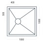 Standard  901 - 1000mm  for ; Finish -