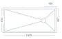 Standard  1401 - 1500mm  for ; Finish -