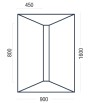 Linear  1501-1600mm  for ; Finish -