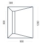 Linear  1001 - 1200mm  for ; Finish -