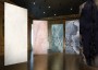 Marble Effect Ivory/Cream/Beige Large Format Over 600x600 Porcelain for Wall/Floor; Finish - Gloss/Polished