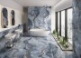 Italian Onyx Blue Polished Porcelain Wall & Floor Tile 600x1200mm
