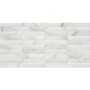 Marble Effect White Large Format Over 600x600 Ceramic for Wall; Finish - Gloss/Polished