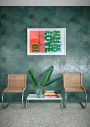 Lume Green Hexagon Porcelain Wall and Floor Tile 210x182mm