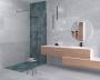 Touchstone Light Grey Matt Polished Porcelain Wall and Floor Tile 450x900mm