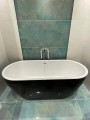 Cement effect Green Large Format Over 600x600 Porcelain for Wall/Floor; Finish - Satin/Semi Polished