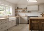 Dwell Warm White Gloss Ceramic Wall Tile 56x267mm