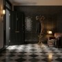 Small Format Black/Dark Grey Small Format 150x150 - 250x400 Ceramic for Wall; Finish - Gloss/Polished