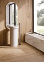 Wood Effect Tan/Brown Large Format Over 600x600 Porcelain for Wall/Floor; Finish - Natural