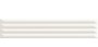 Up White Reeded Gloss Ceramic Wall Tile 250x50mm